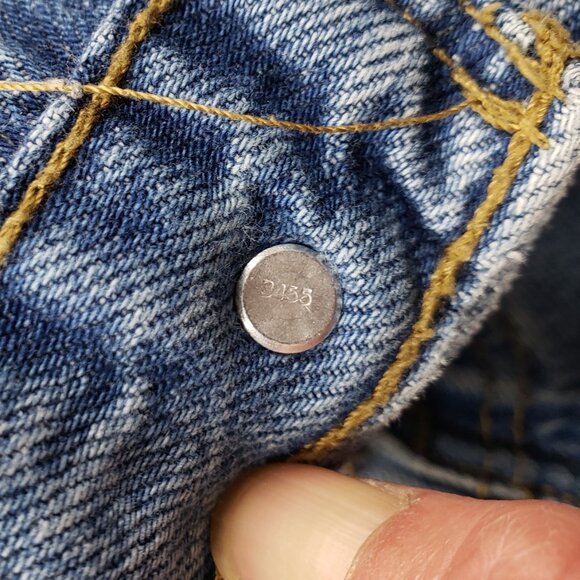 Blue Jeans Levis Signature Mid Rise Straight Leg Pants Mens Size Regular 34 X 30 - Picture 7 of 11